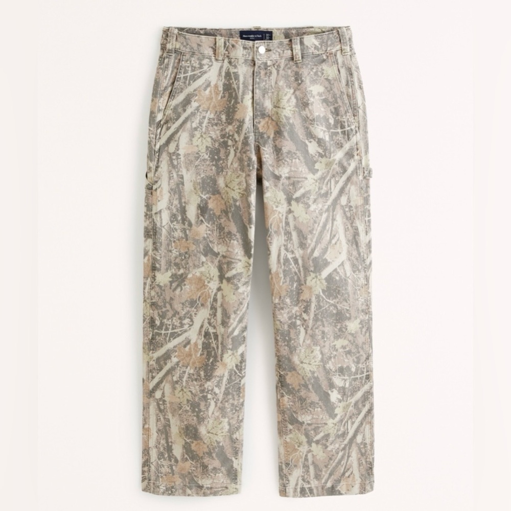 Abercrombie & Fitch Camo Baggy Workwear Pant